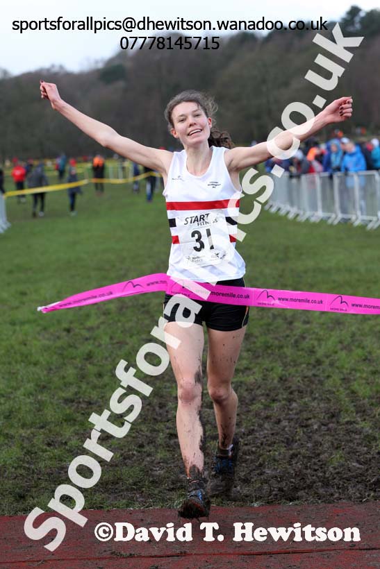 Womens under-20 Northern Cross Country Champs., Witton Park, Blackburn. Photo: David T. Hewitson/Sports for All Pics